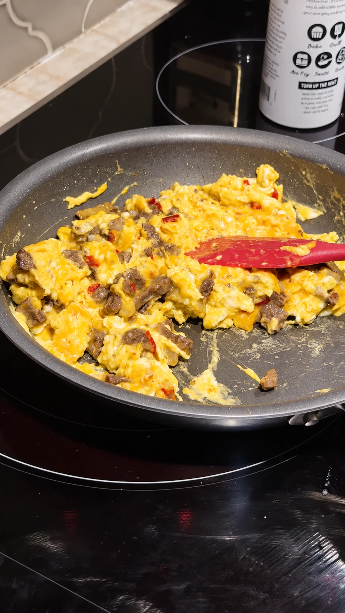 Step photo: skillet scramble