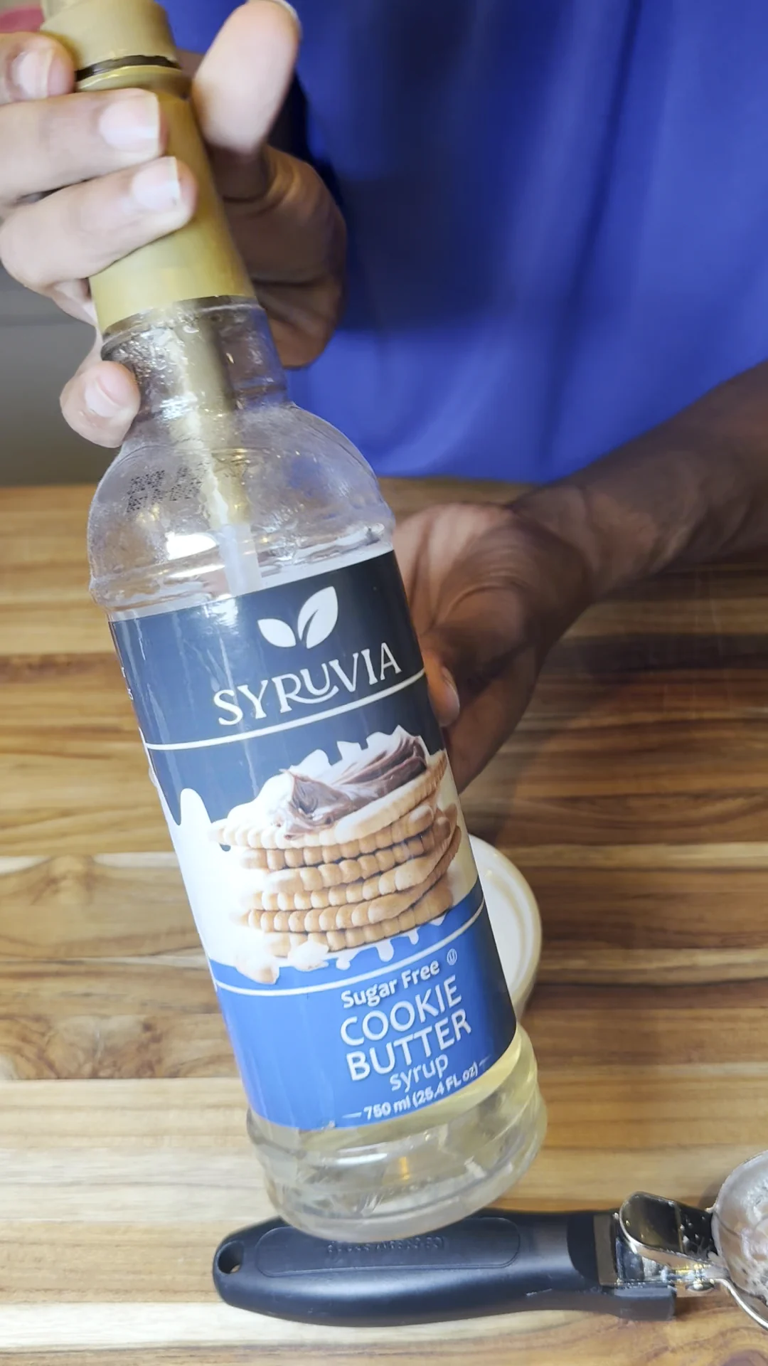 Sugar-Free Cookie-Butter Syrup