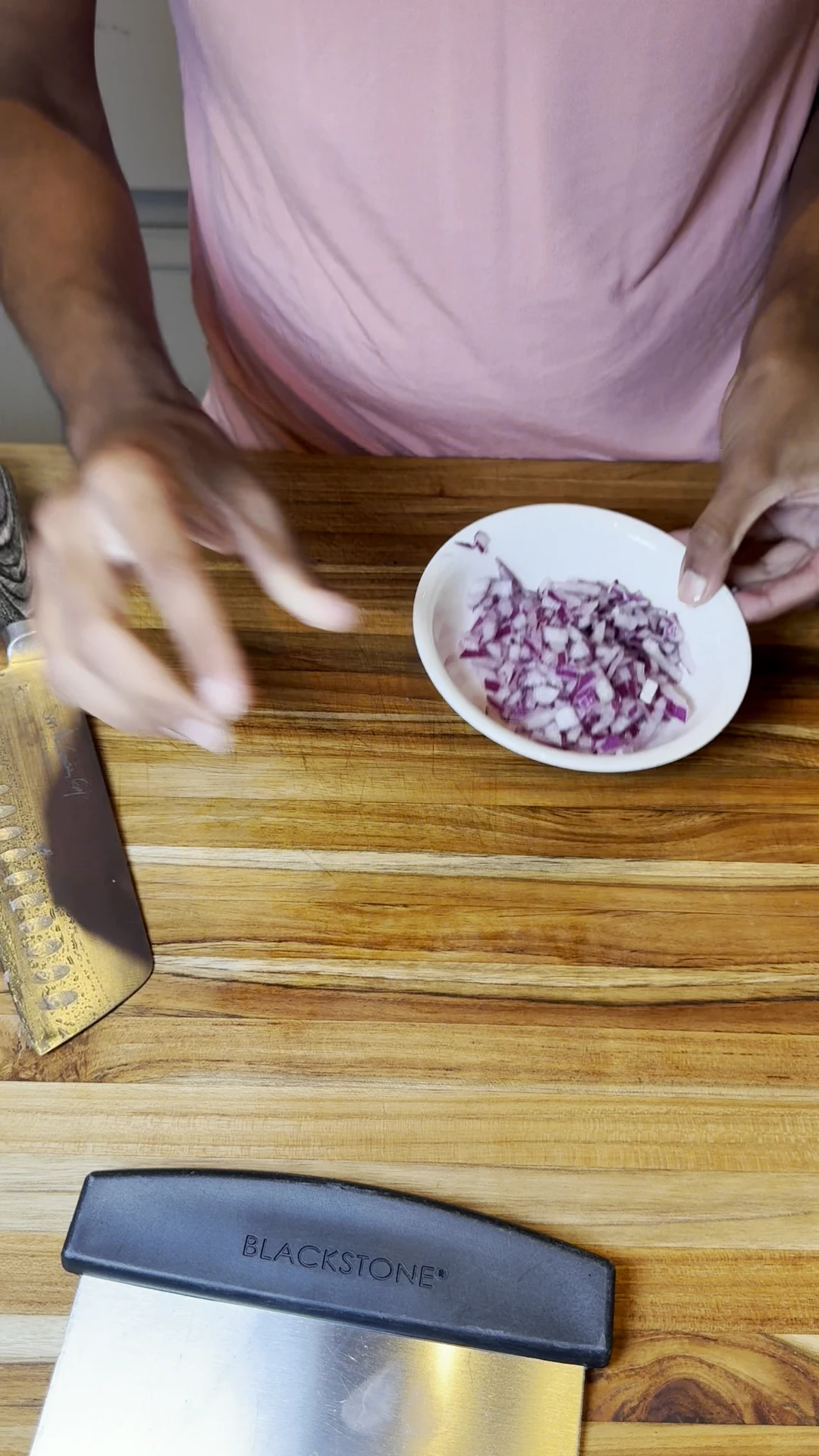 Step photo: prep adult toppings