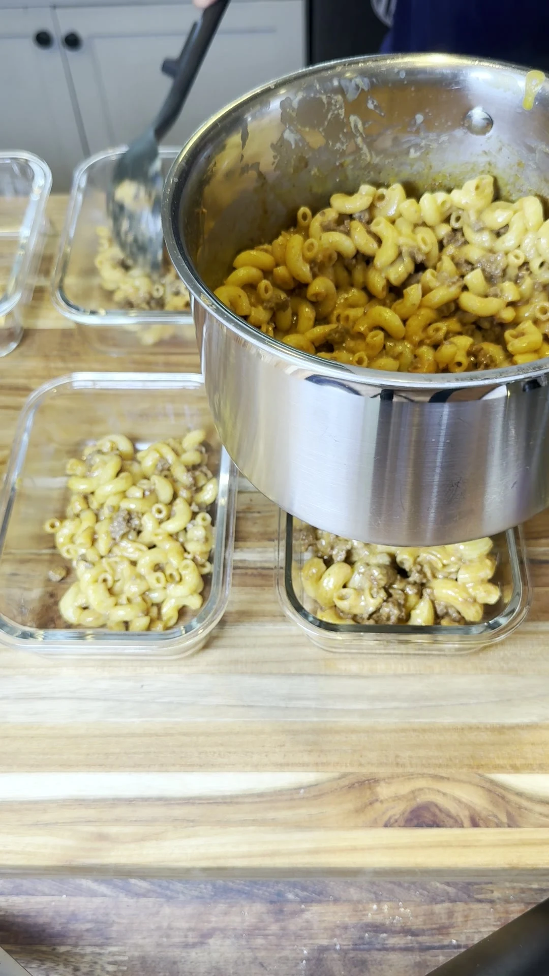 Step photo: portion containers