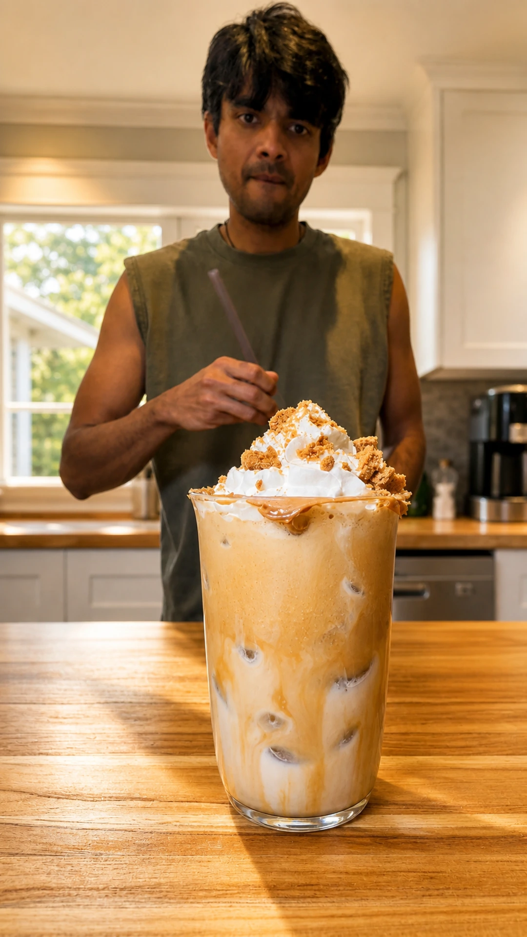 Cookie Butter Iced Proffee