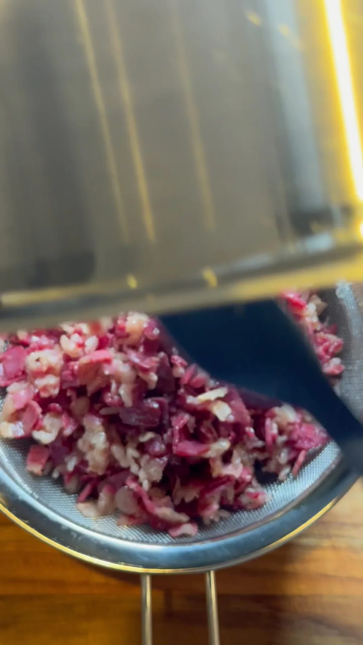 Step photo: beef bacon crumble
