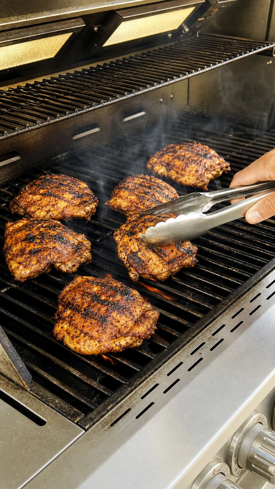 Step photo: grill chicken polished