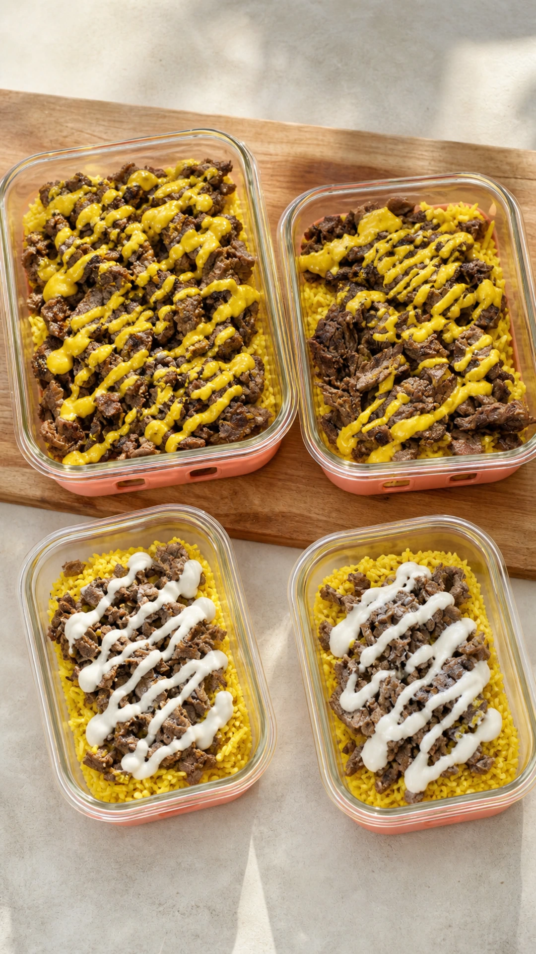 Golden Garlic Rice Bowl with Steak