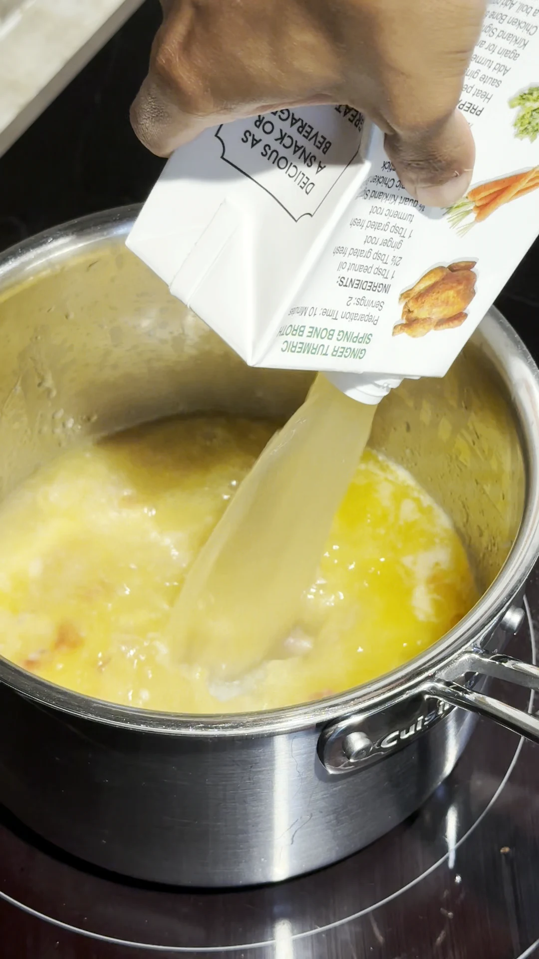 Step photo: add bone broth