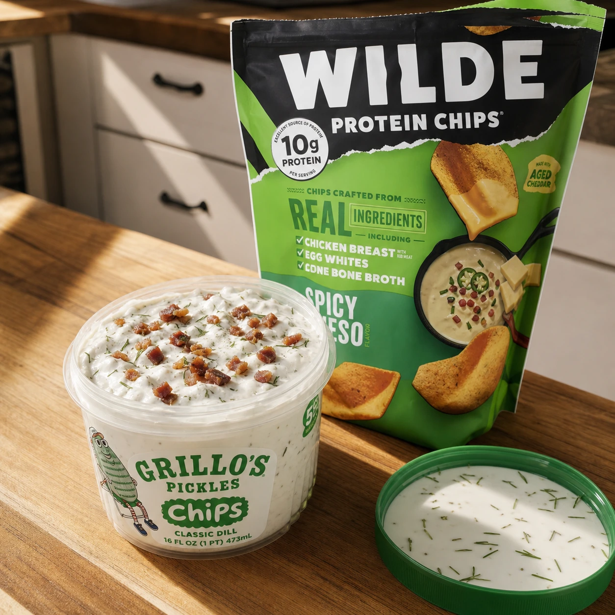 High-Protein Grillo's Pickle Dip