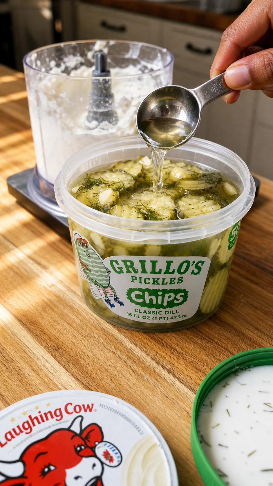 Step photo: pickle brine polished