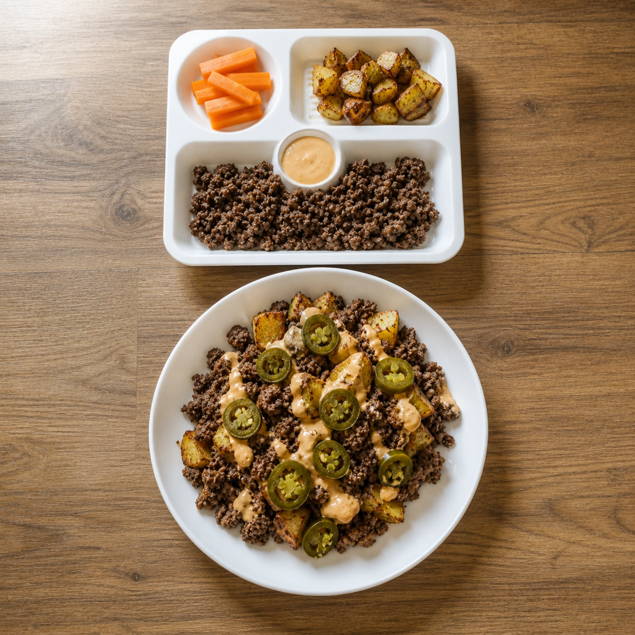 High-Protein Beef & Potato Slop Bowl