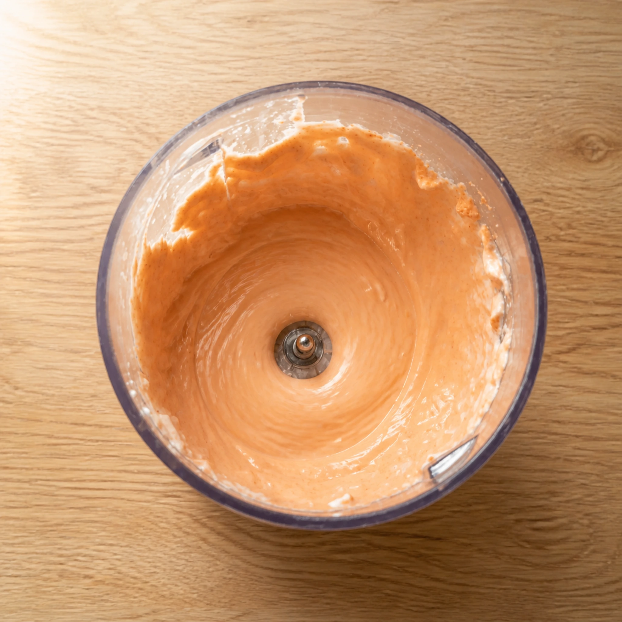 Step photo: blend adult sauce polished