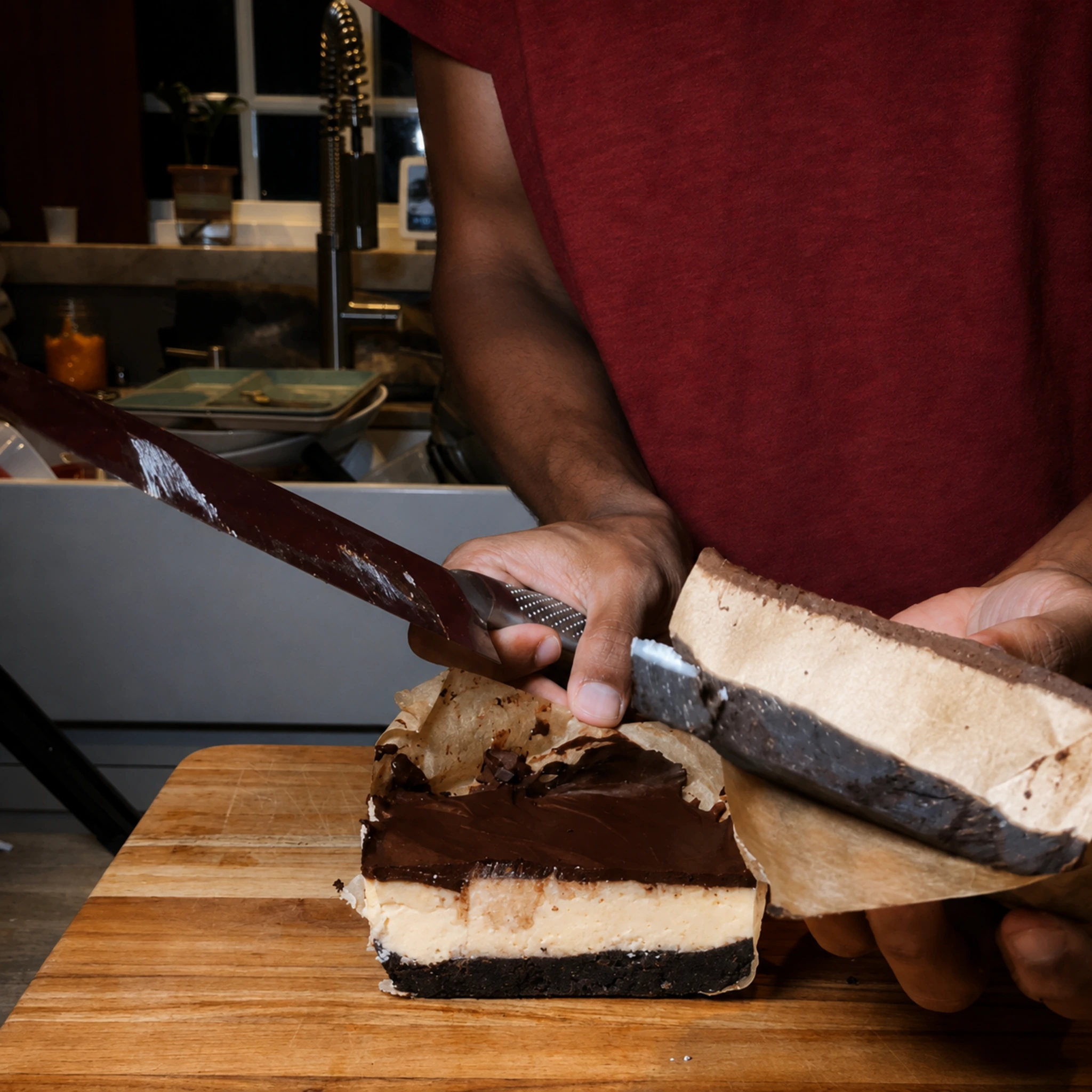 High-Protein Cheesecake Fudgy Bars