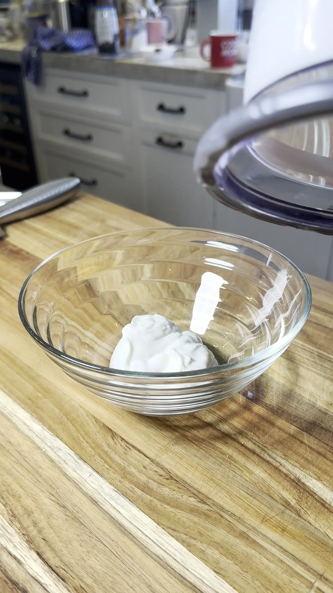 Step photo: scoop base to bowl
