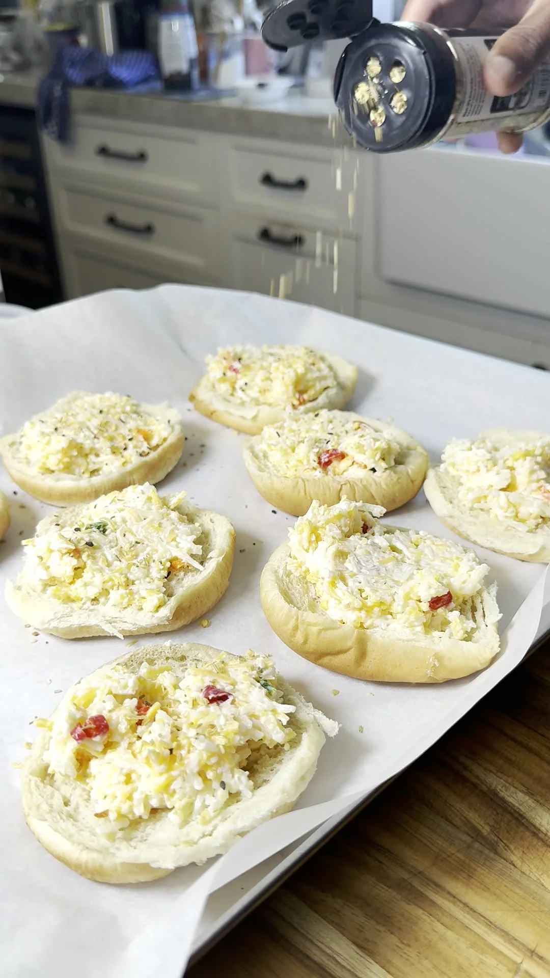 Step photo: season loaded toasts
