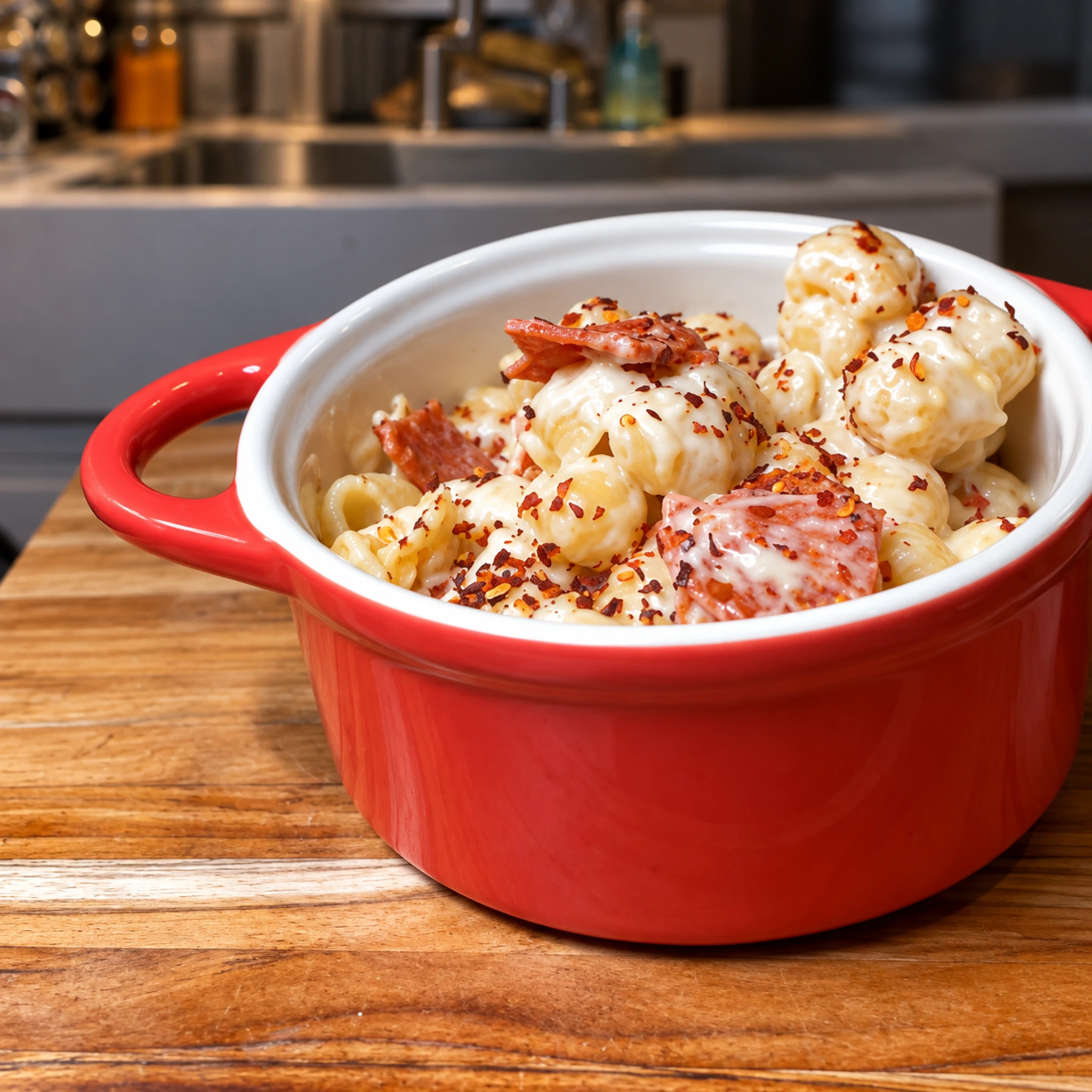 High-Protein Pepperoni Mac Meal Prep