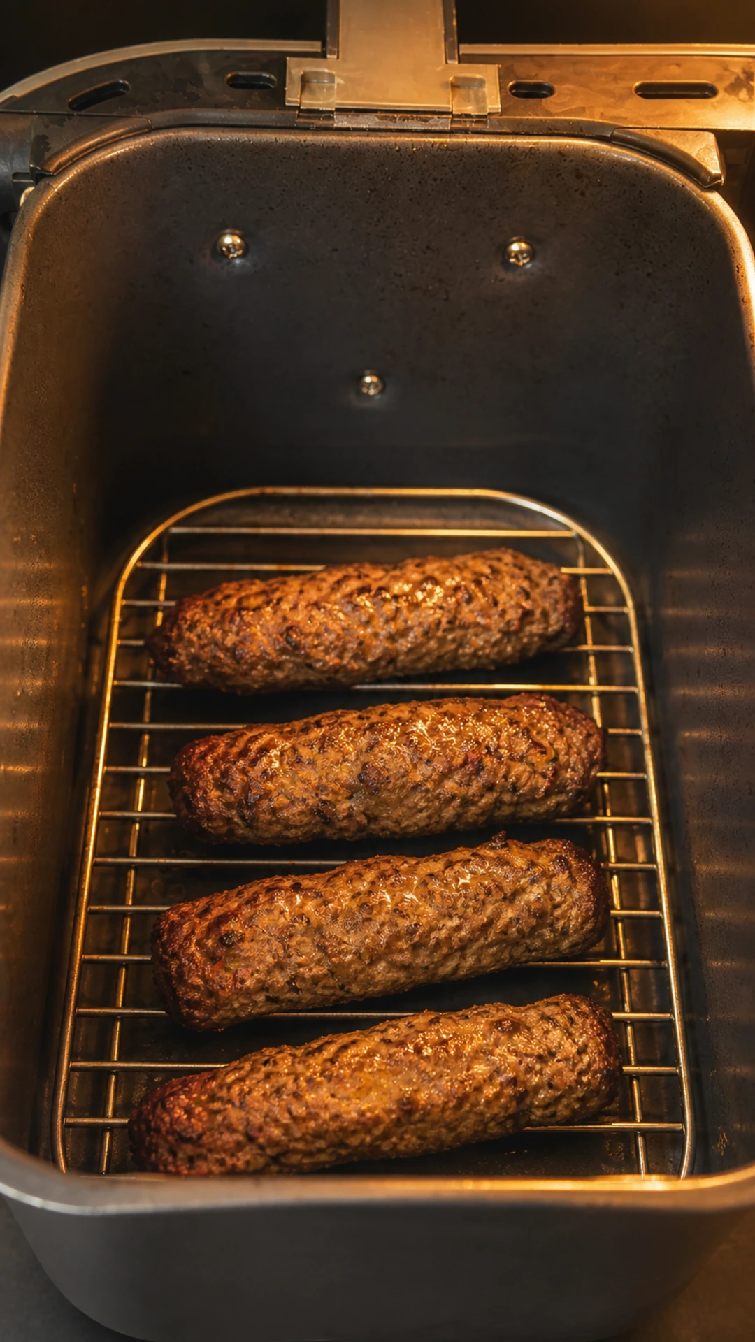 Step photo: reheat kebabs polished