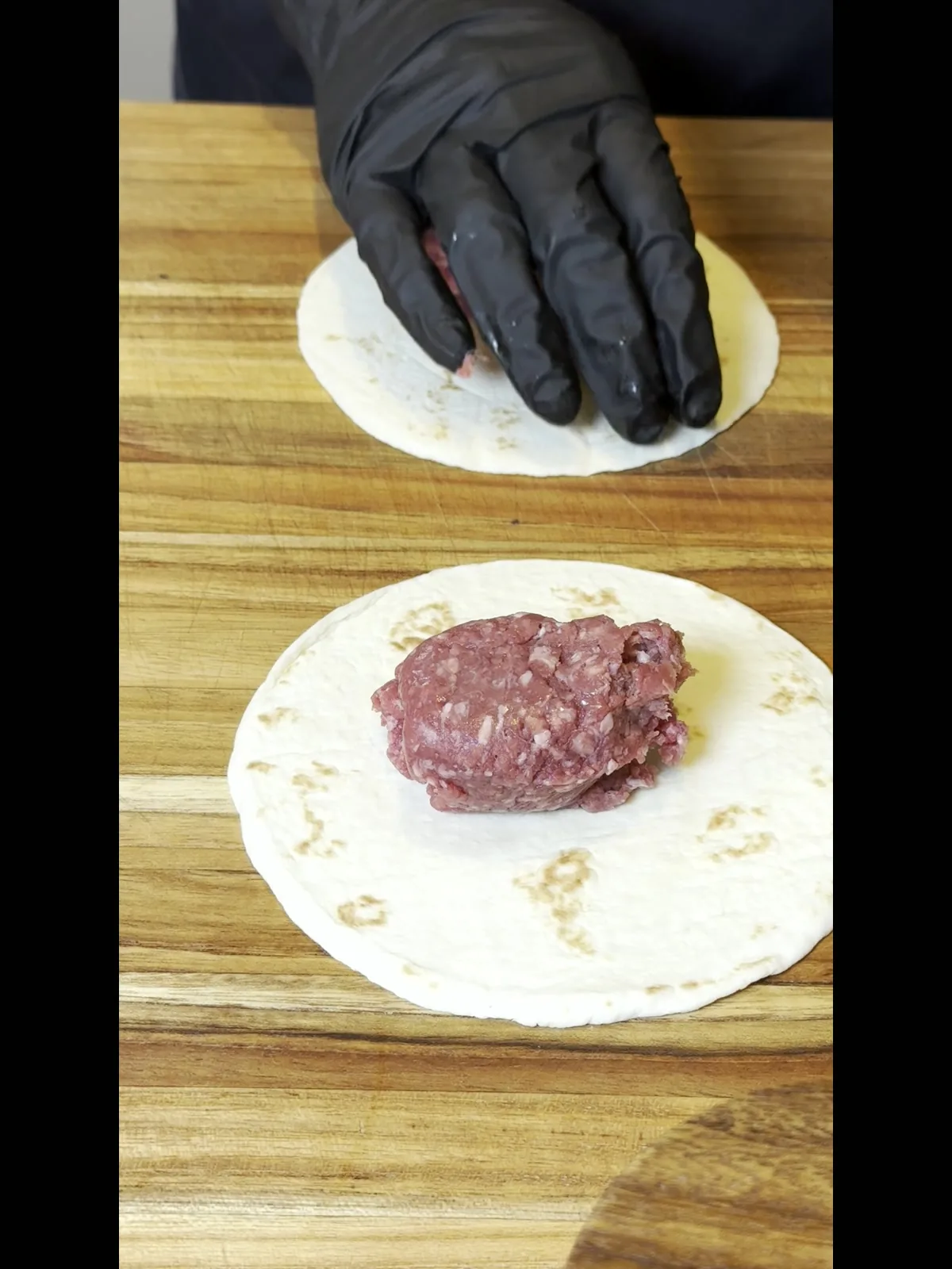 Step photo: portion lean beef
