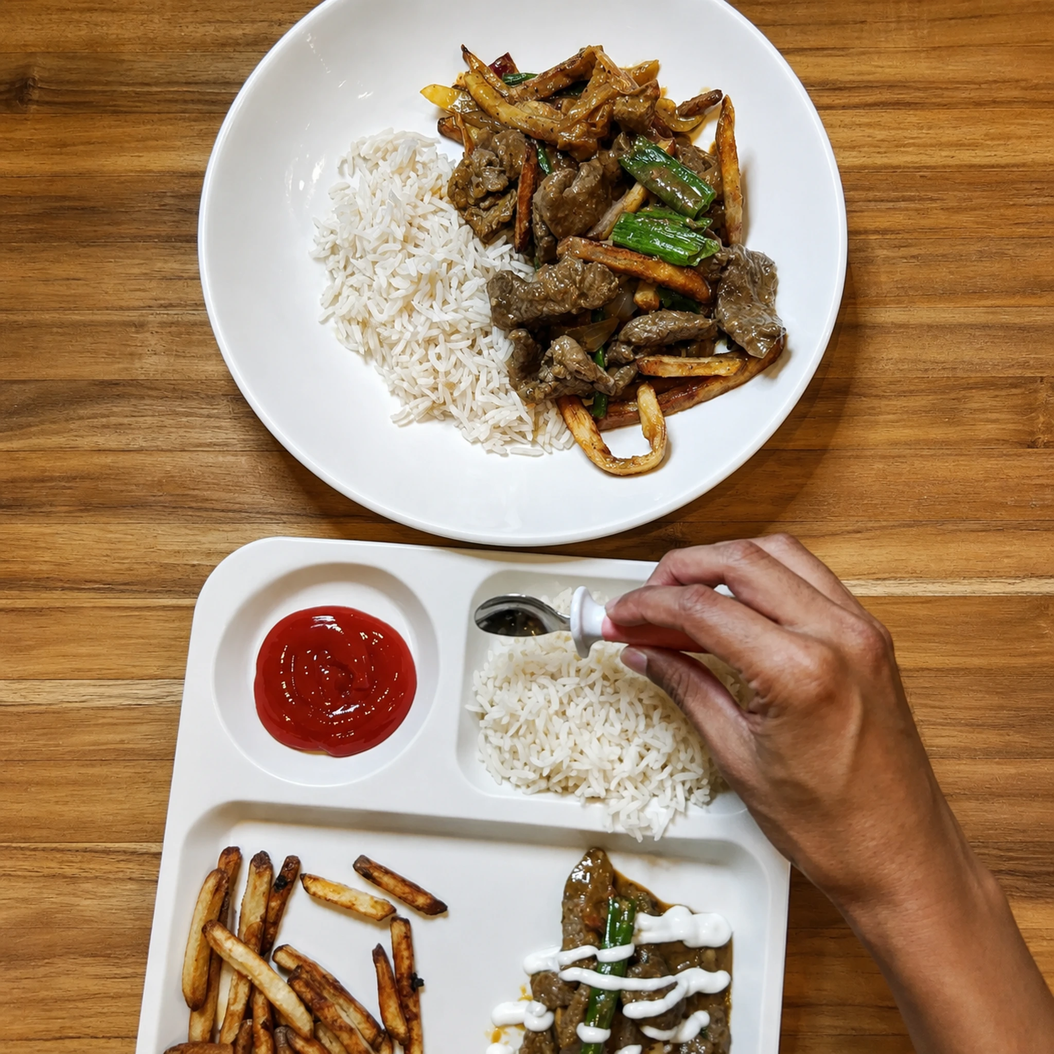 Step photo: kid plate option polished