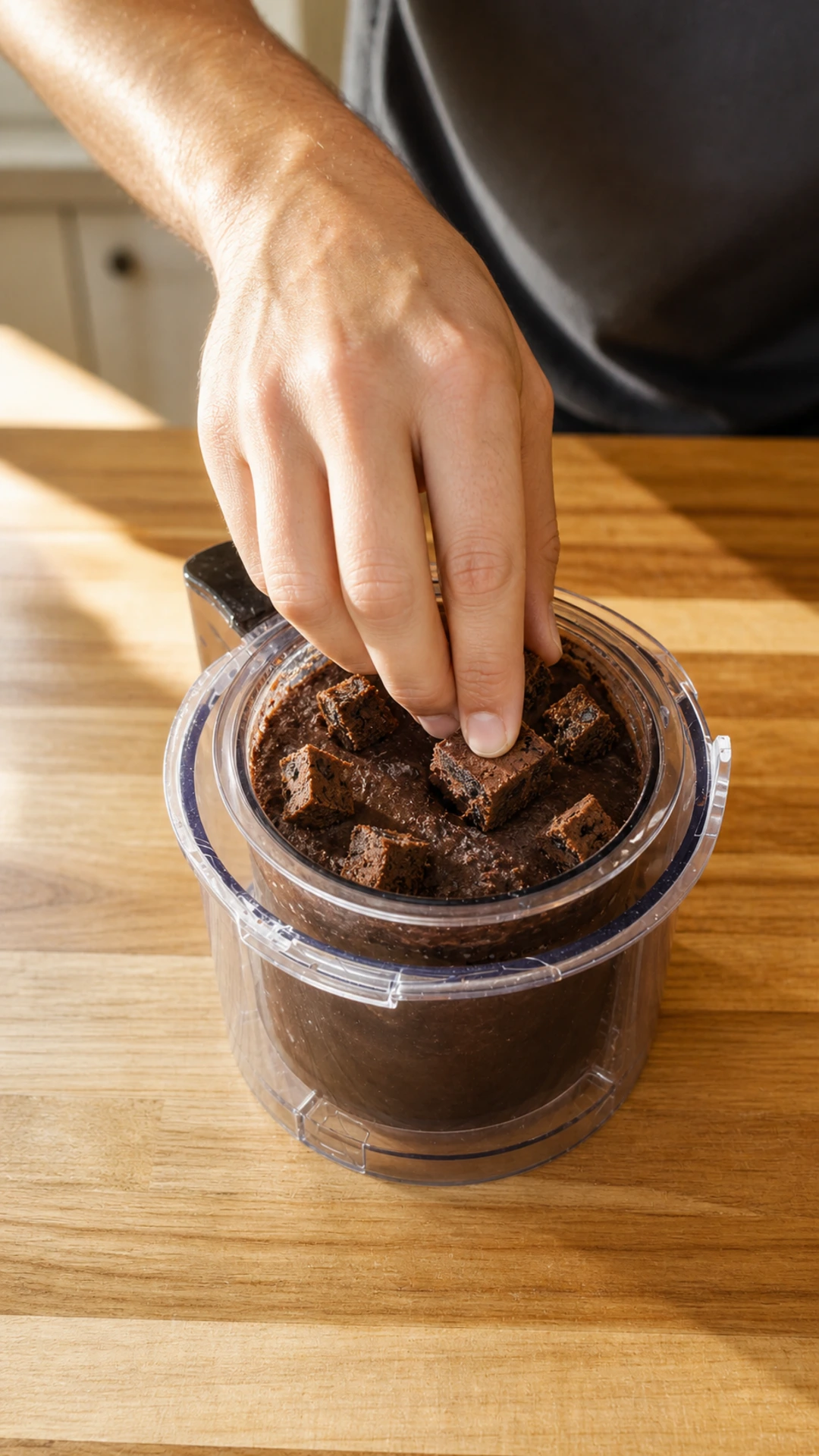 Step photo: add brownie polished