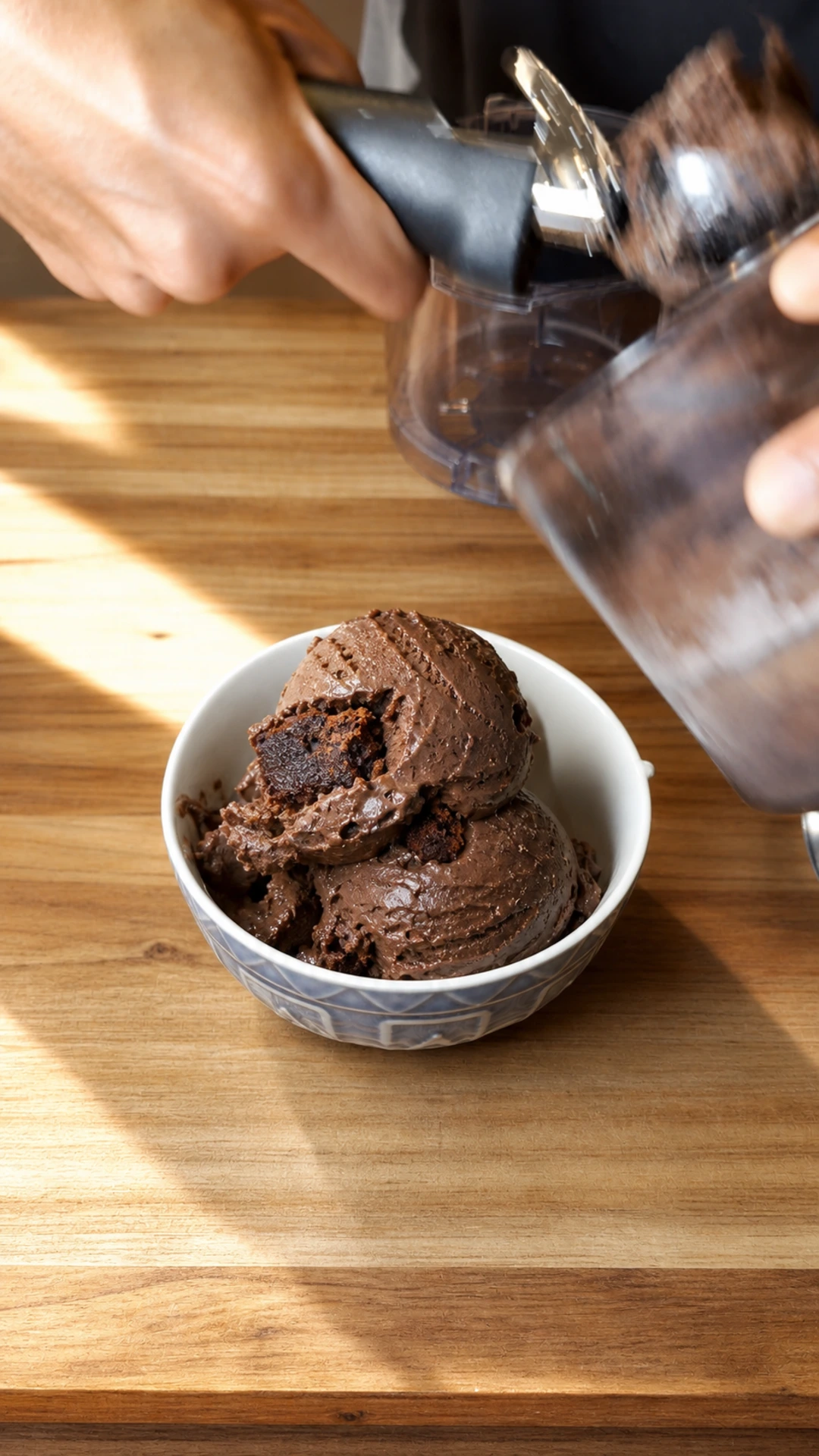Step photo: scoop creami polished