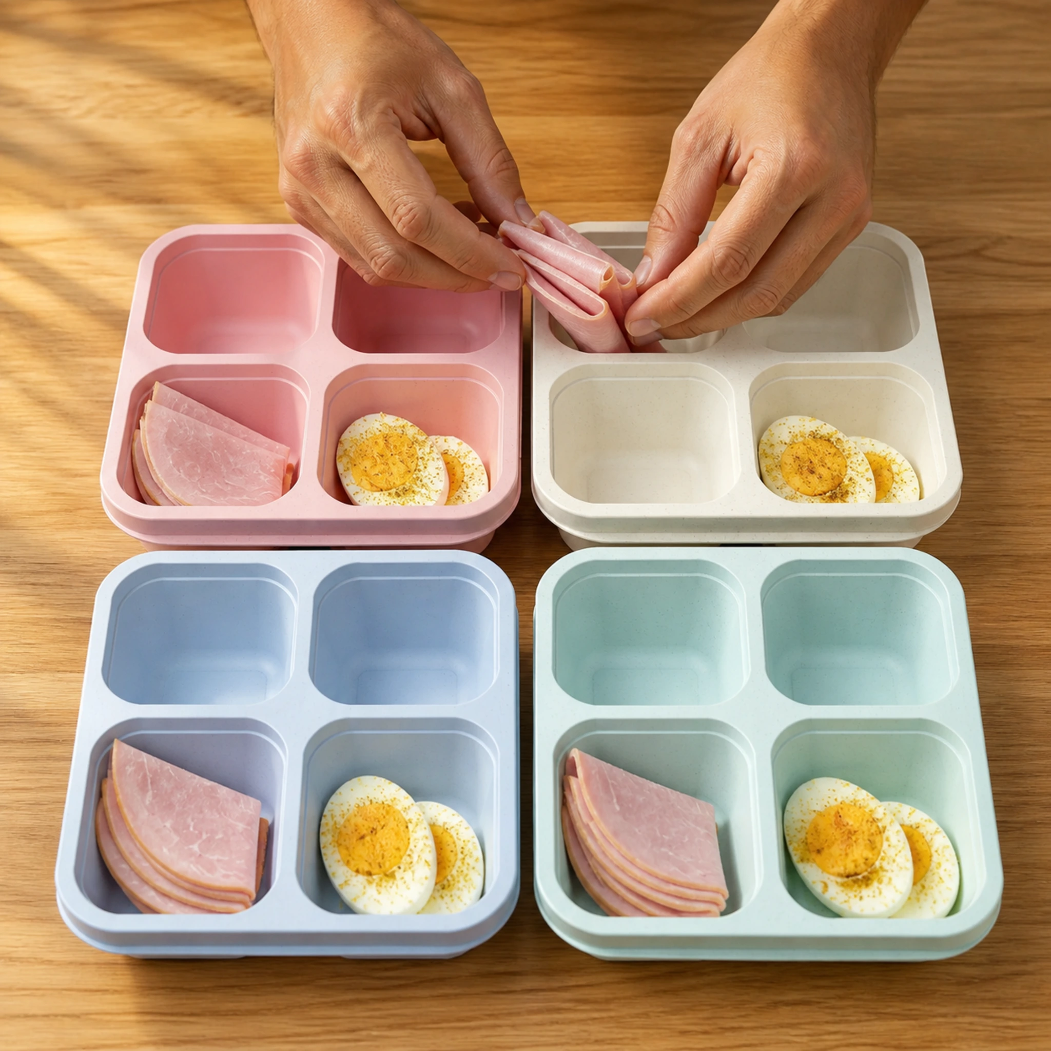 Step photo: add ham polished