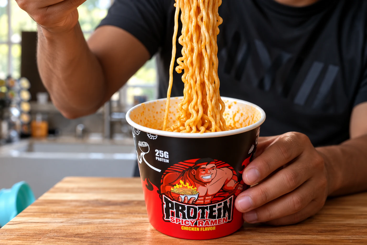 No-Dish Protein Ramen