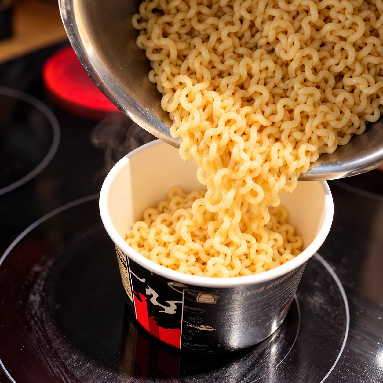 Step photo: return noodles to cup v2 polished