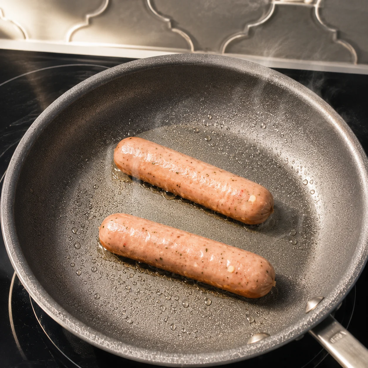 Step photo: add sausage links polished