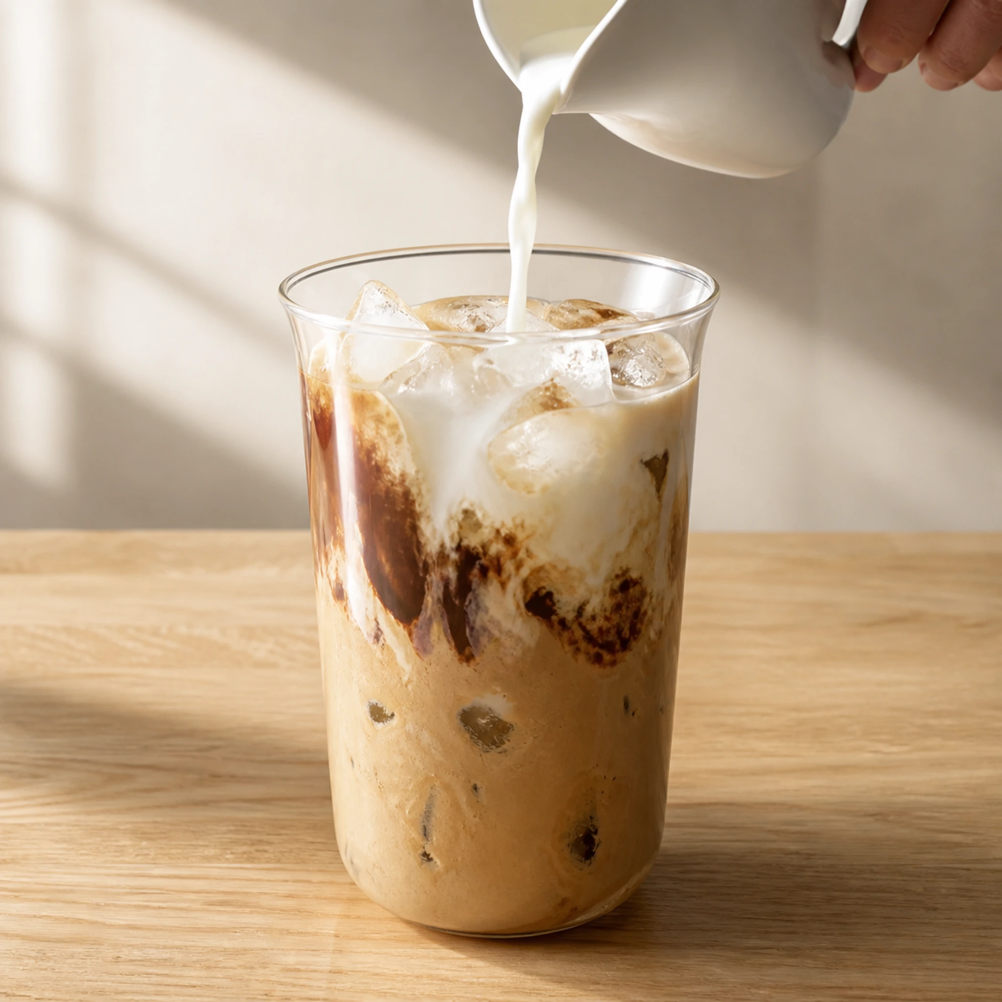 Step photo: add ultra filtered milk polished