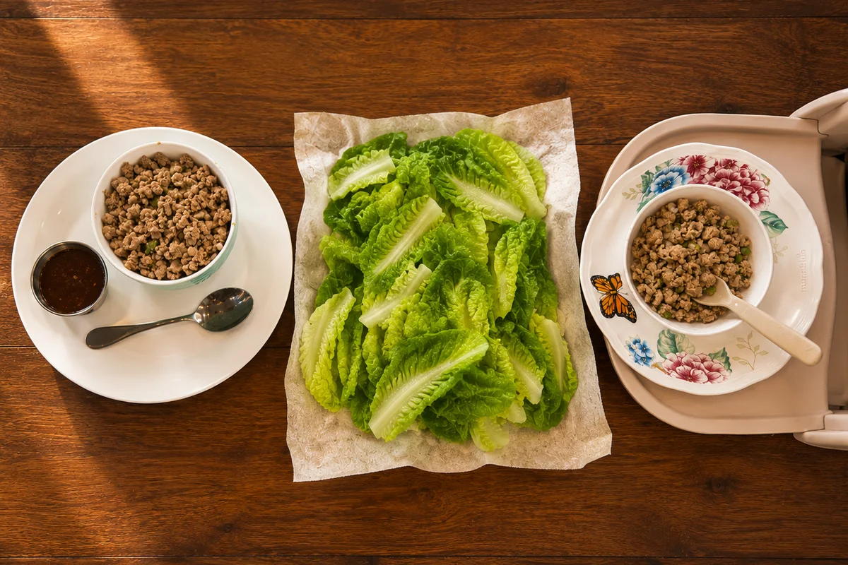 Pork Mince Lettuce Wraps