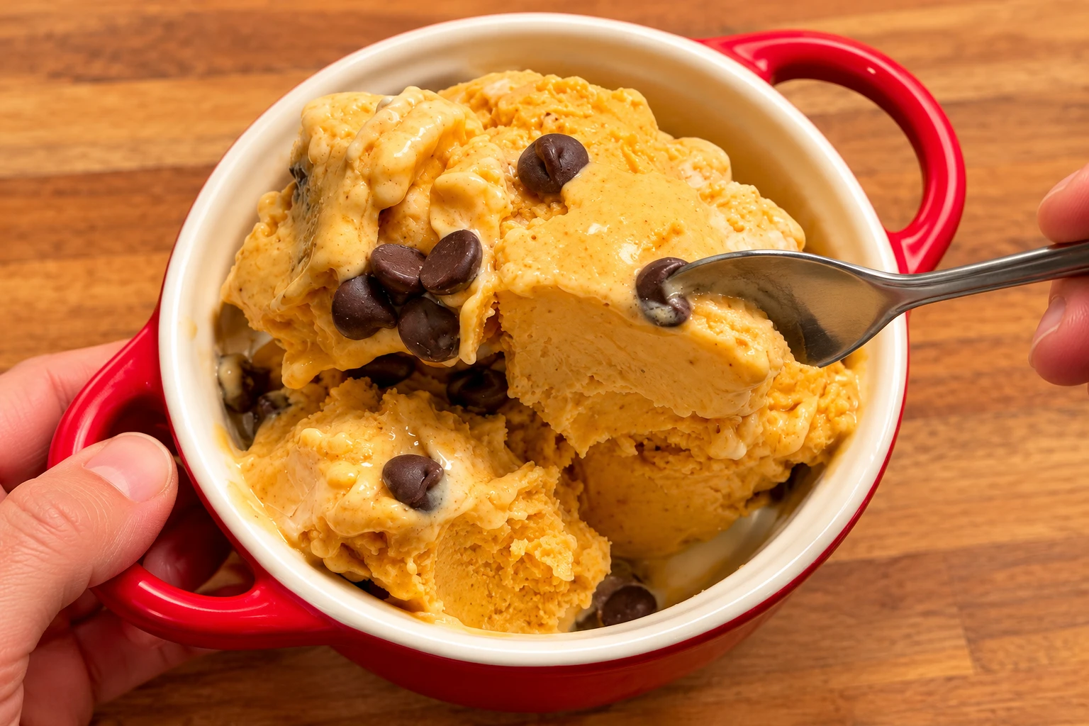 Pumpkin Chocolate Chip Protein Creami