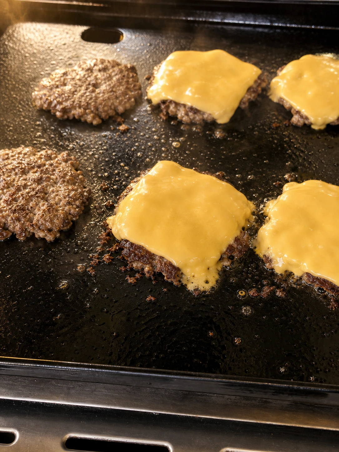 Step photo: cheese melt polished