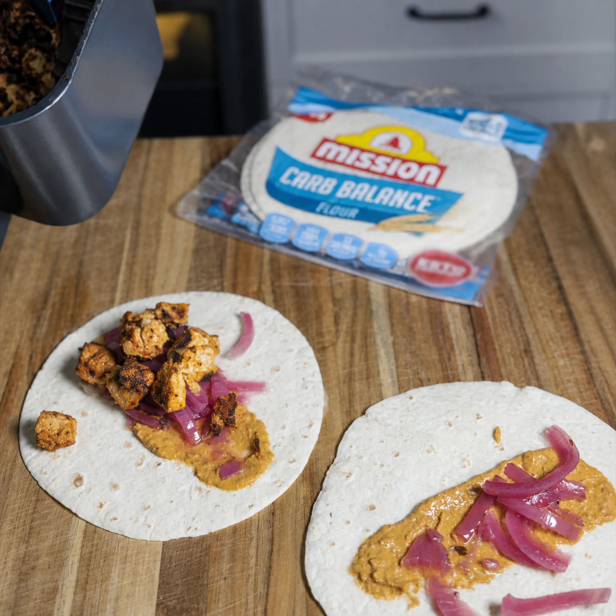 Step photo: add chipotle chicken polished
