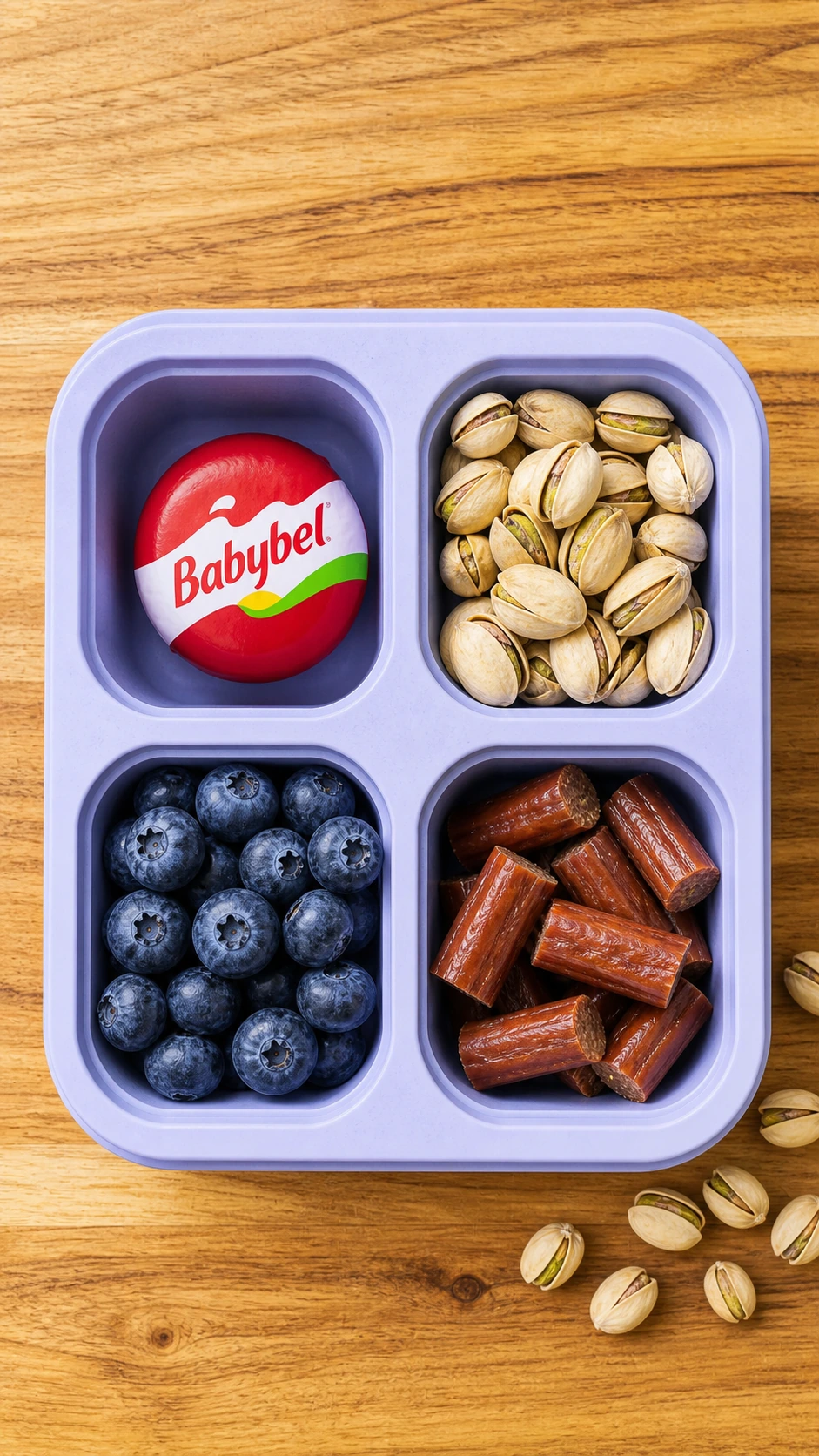Step photo: add pistachios polished