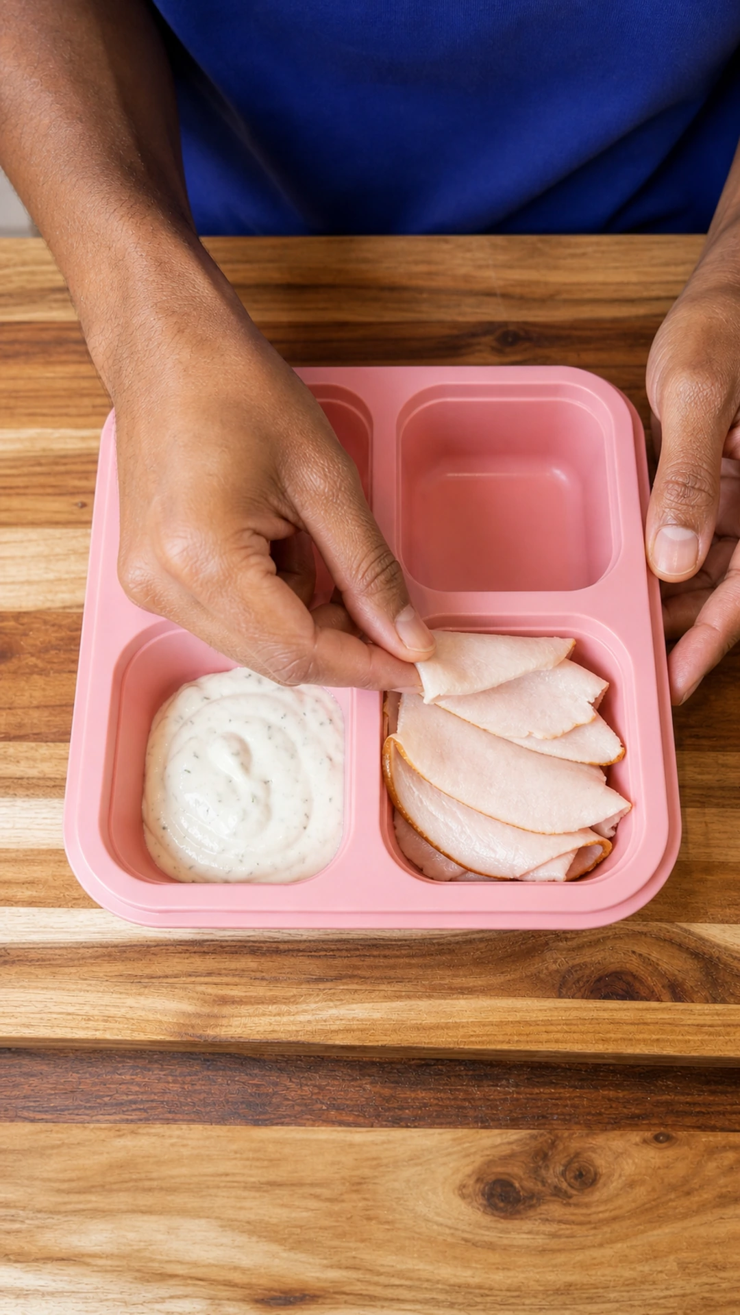 Step photo: add turkey polished