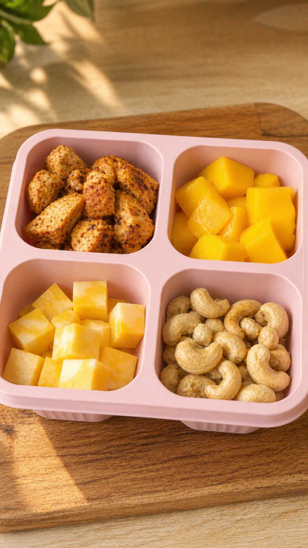 Split Plate Tropical Chicken Snack Box