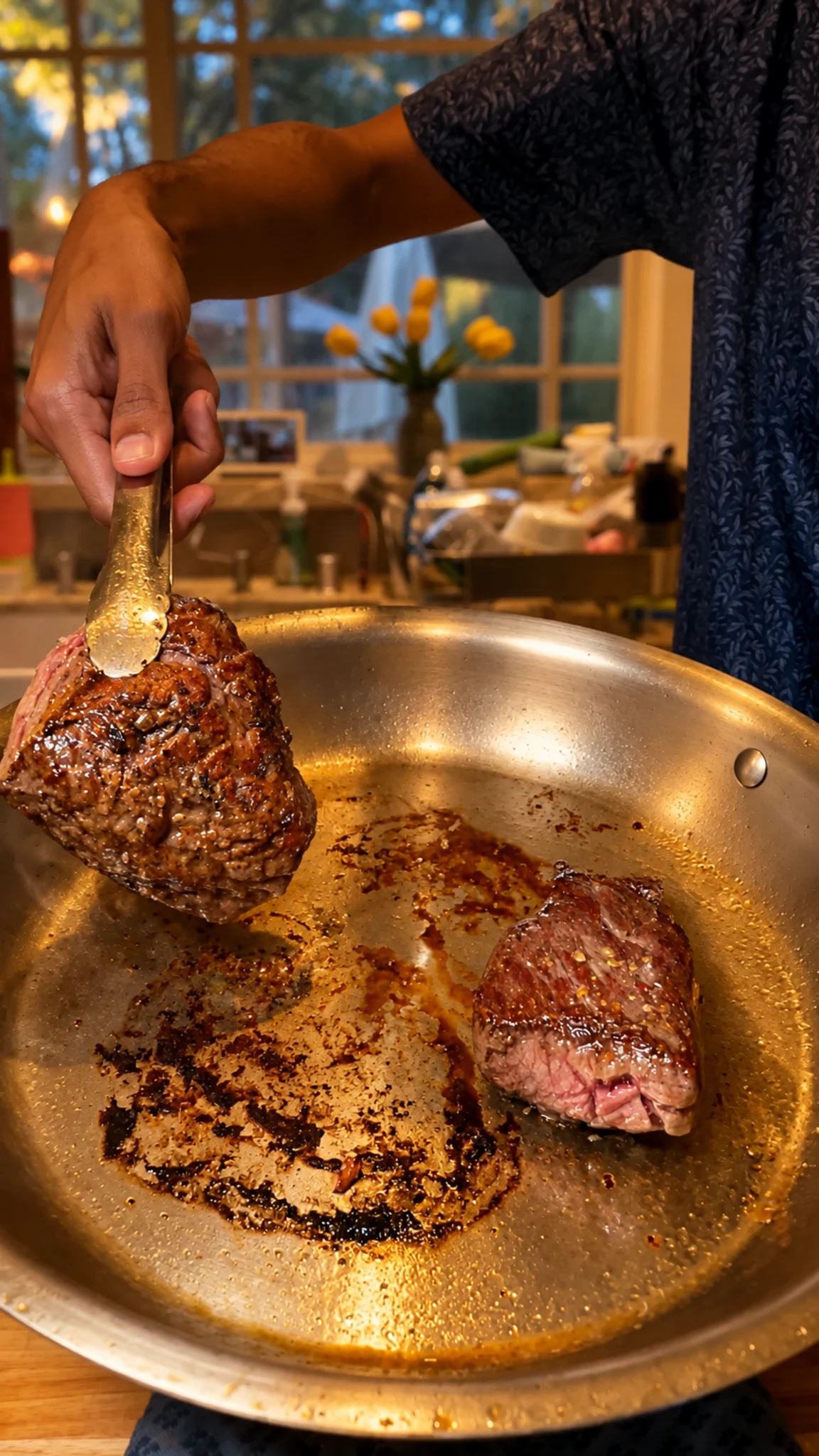 Step photo: sear bavette