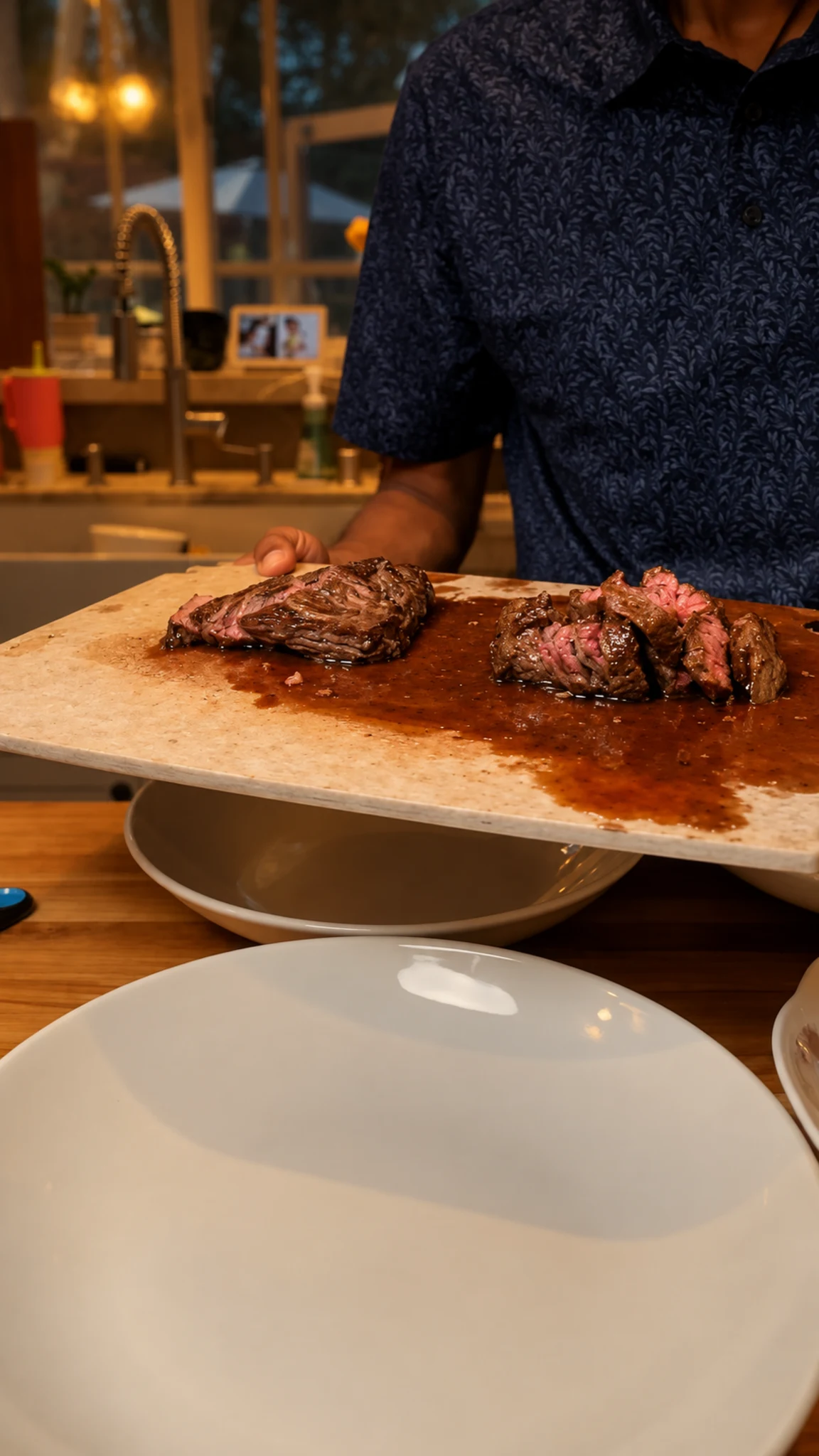 Step photo: slice against grain