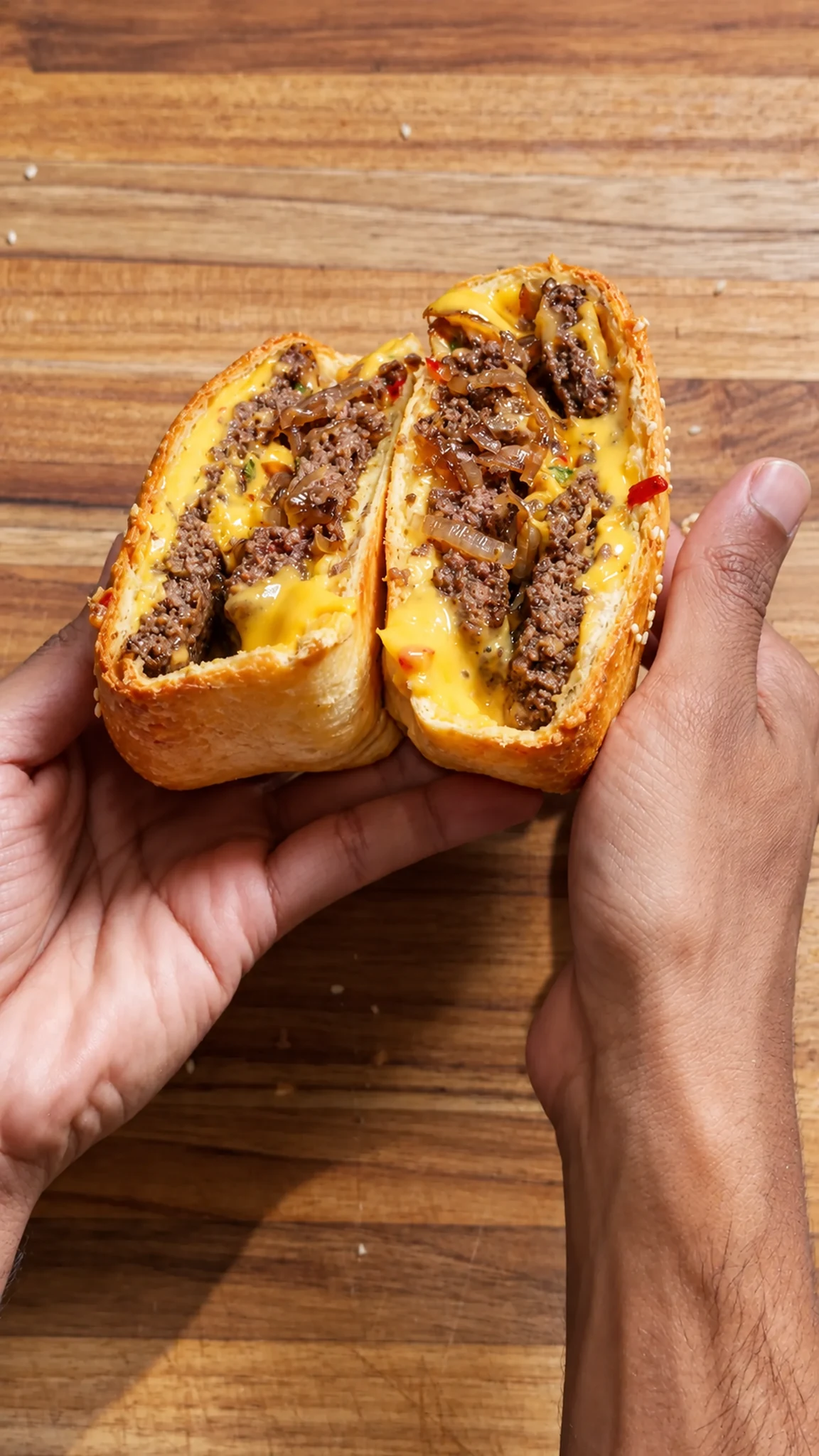 Viral Proteinized Burger in a Bun