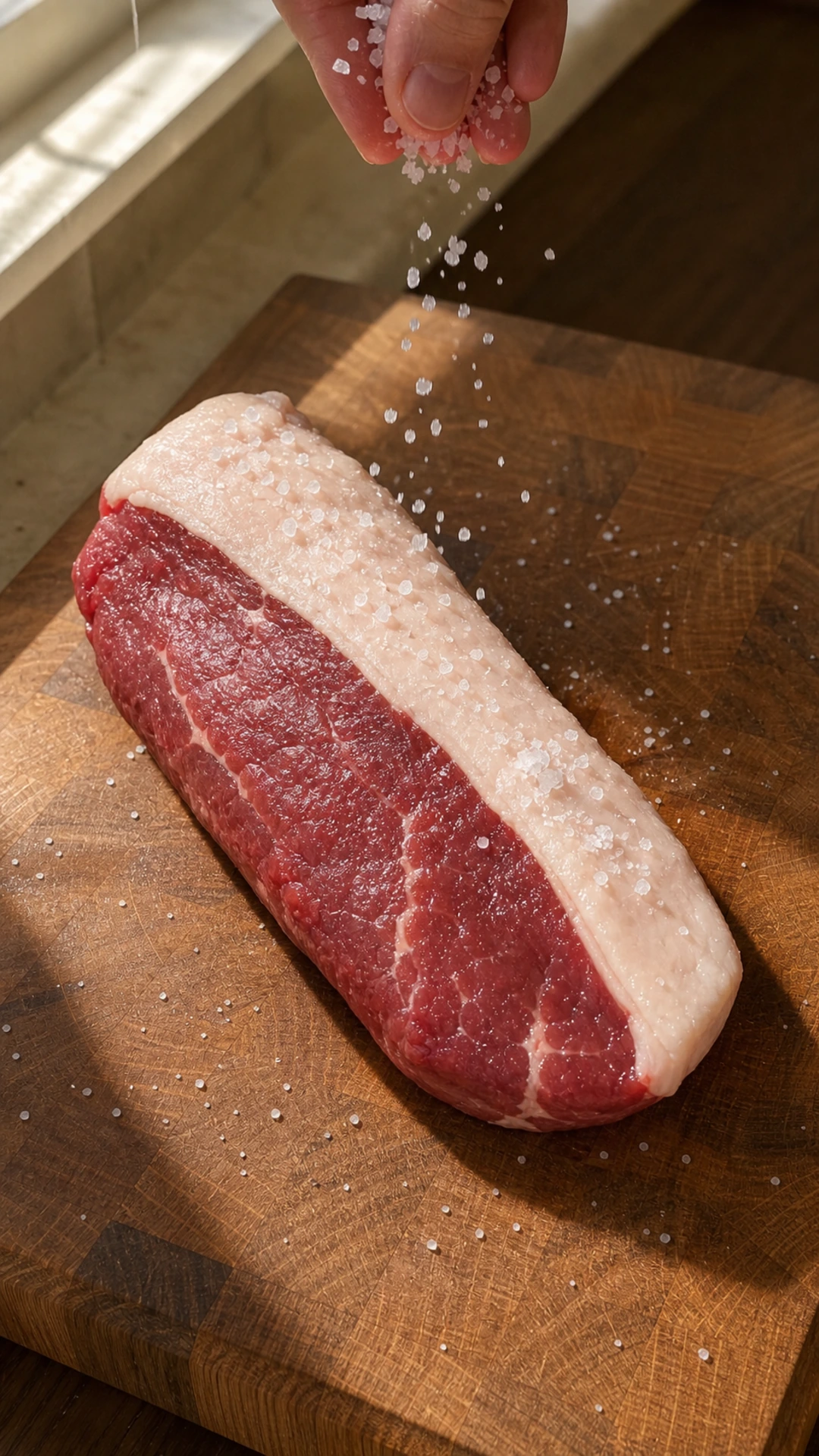 Step photo: salt picanha polished