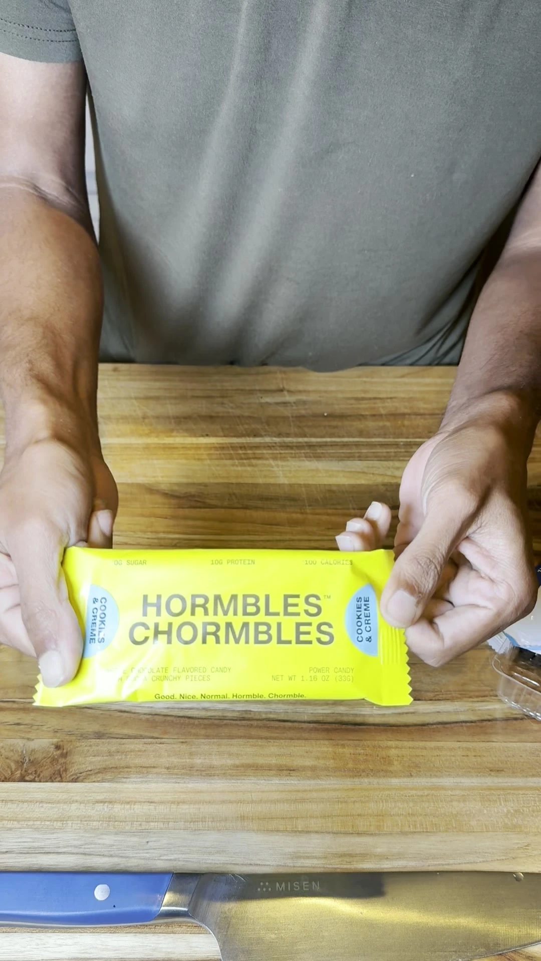 Hormbles Chormbles Cookies & Cream Protein Chocolate Bar